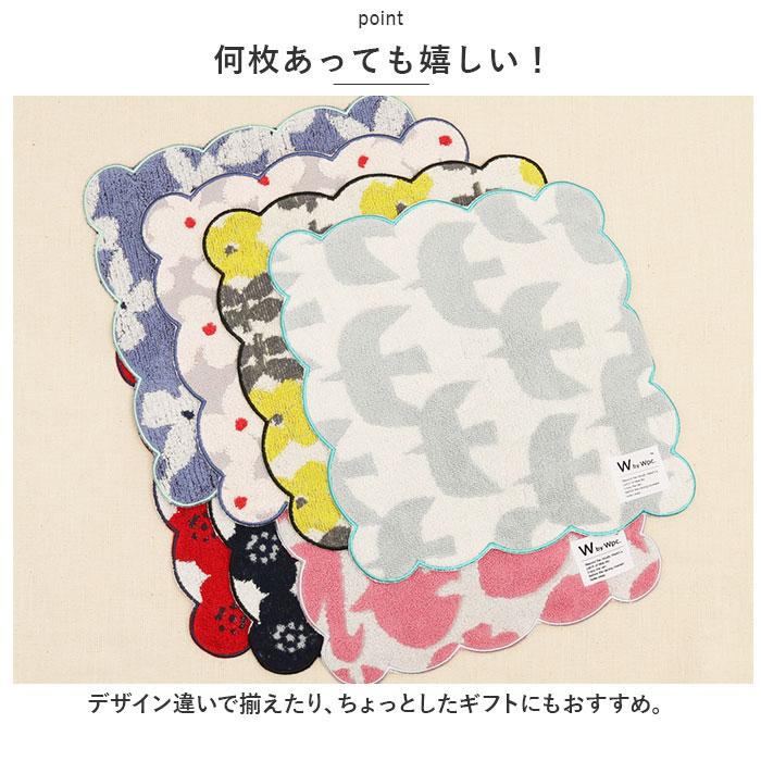 ☆ カメリアRD ☆ ワールドパーティー W by Wpc. ハンカチ スカラップ wpc ハンドタオル ミニタオルハンカチ 24cm タオルハンカチ |  | 04