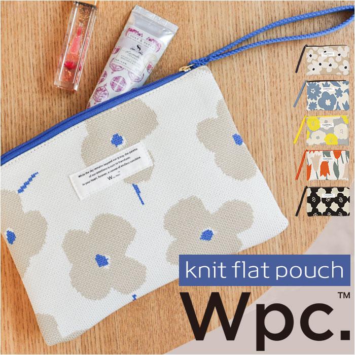 ☆ 花と鳥ブルー ☆ ワールドパーティー Wpc. ニットフラットポーチ wpc ワールドパーティ ニット フラット ポーチ フラットポーチ |  | 02