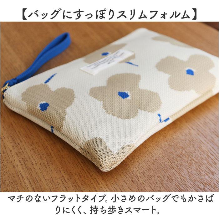 ☆ 花と鳥ブルー ☆ ワールドパーティー Wpc. ニットフラットポーチ wpc ワールドパーティ ニット フラット ポーチ フラットポーチ |  | 05