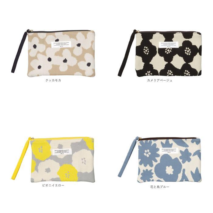 ☆ 花と鳥ブルー ☆ ワールドパーティー Wpc. ニットフラットポーチ wpc ワールドパーティ ニット フラット ポーチ フラットポーチ |  | 09