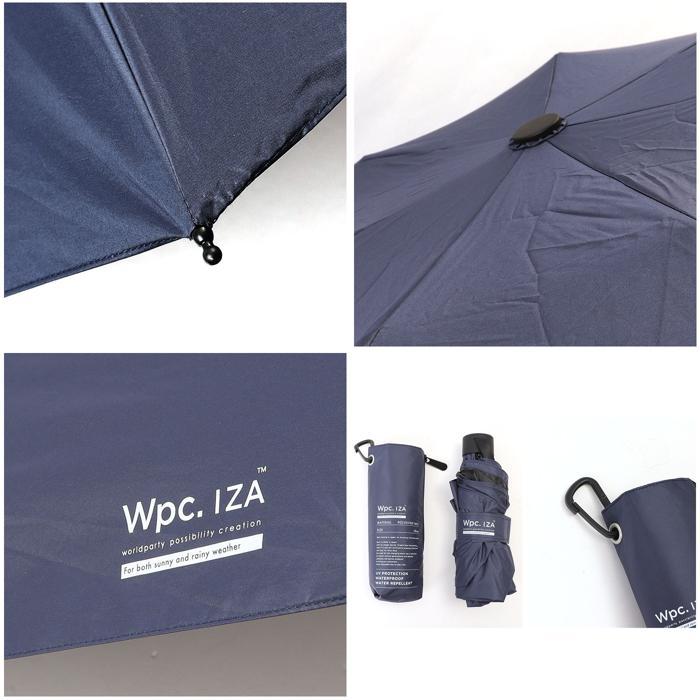 ☆ オフ ☆ ワールドパーティー W by Wpc. LARGE ＆ COMPACT 折りたたみ傘 日傘 wpc 完全遮光 折りたたみ 折りたたみ傘 晴雨兼用 メンズ | ブランド登録なし | 07