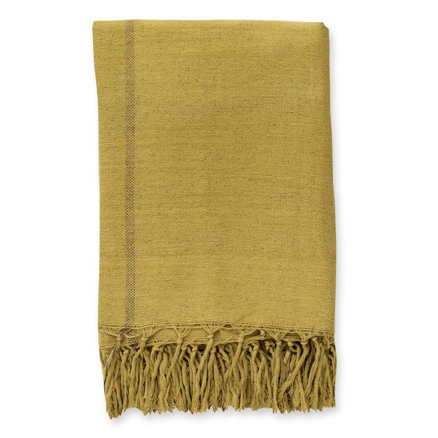 ☆ 53406.ストライプウグイス マルチカバー おしゃれ 通販 ソファー ベッド 長方形 225 x 150 cm コットン こたつ リビング 寝室 無地 テ | ブランド登録なし