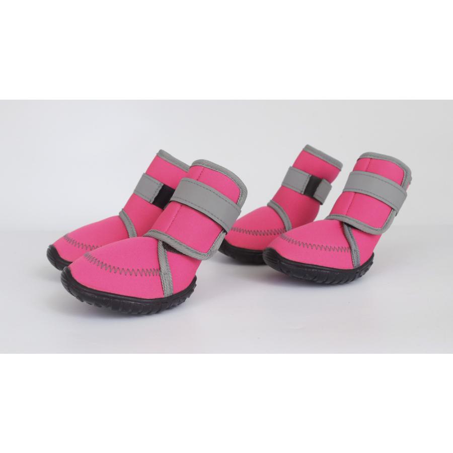 ☆ ピンク ☆ Mサイズ ☆ ドッグシューズ x2018 犬 くつ 靴 犬の靴 シューズ 犬靴 ドッグシューズ スノーブーツ 防水 足 保護