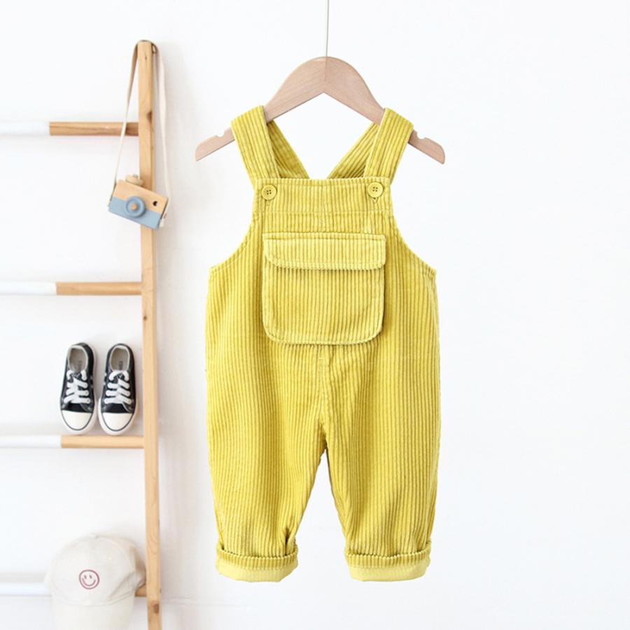 ☆イエロー☆100cm☆キッズサロペット yksp2032 キッズ サロペット オーバーオール パンツ 長ズボン 子ども服 子供服 コットン