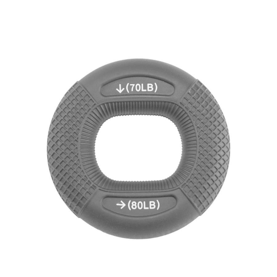 ☆ ブラック（70-80LB） ハンドグリップ 握力トレーニング ykts005