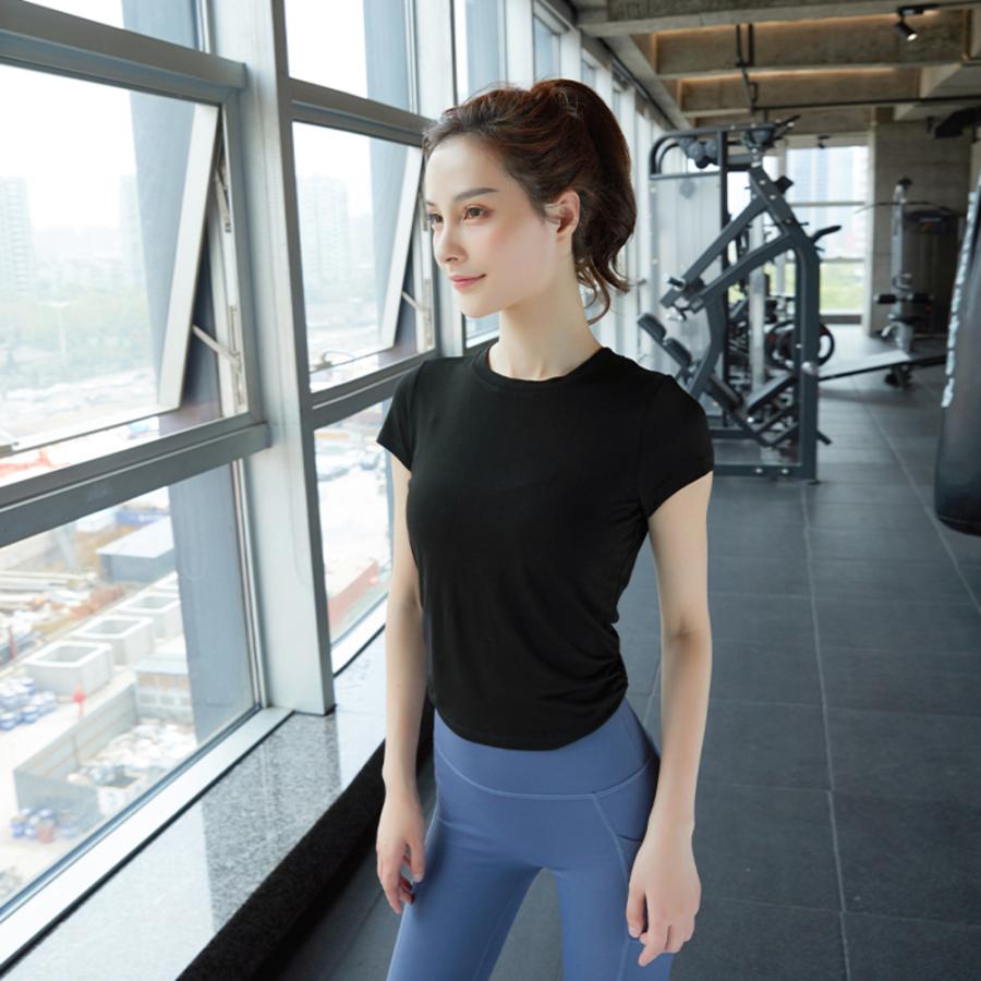 10 Off トップス ヨガウェア Xlサイズ ブラック 半袖 ストレ 伸縮性 背中あき 背中開き ツイストデザイン 丈短め おしゃれ レディース 通販 ヨガウエア Tebingtinggiperangicovid19 Tebingtinggikota Go Id