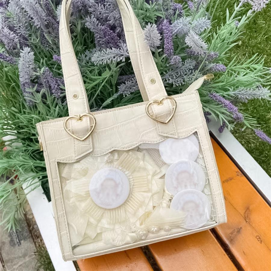 ☆ ベージュ 痛バッグ ショルダー 小さめ 推し活 ysbag5479 ショルダー