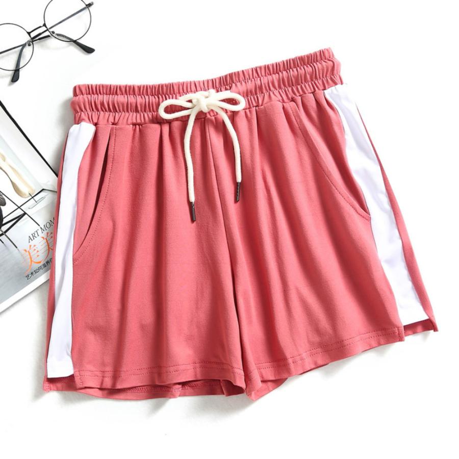 ☆レッド☆M☆短パン サイドライン ショートパンツ yspants5199 短パン レディース ショートパンツ サイドライン ショーパン