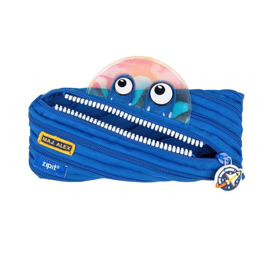 ☆ アレックス/ブルー ジップイット zipit ペンケース ペンポーチ