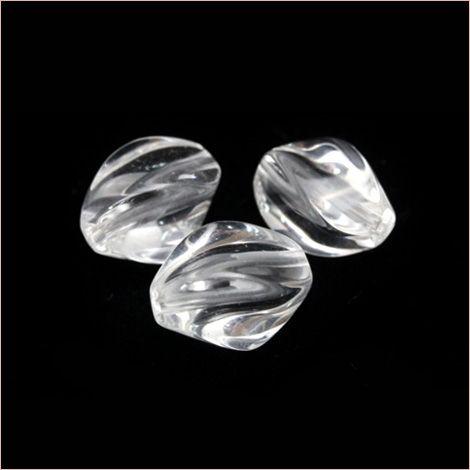 Lucky365 1粒売り 天然石 透明水晶 クォーツ ナゲットカットビーズ  