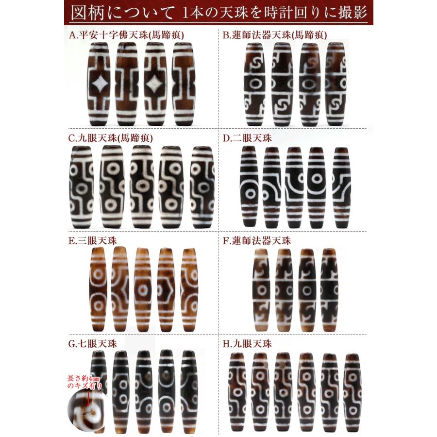 Lucky365 1粒売り 天然石 選べる8種類 チベット天珠 t963 Lucky365 1粒売り 天然石 選べる8種類 チベット天珠 t963
