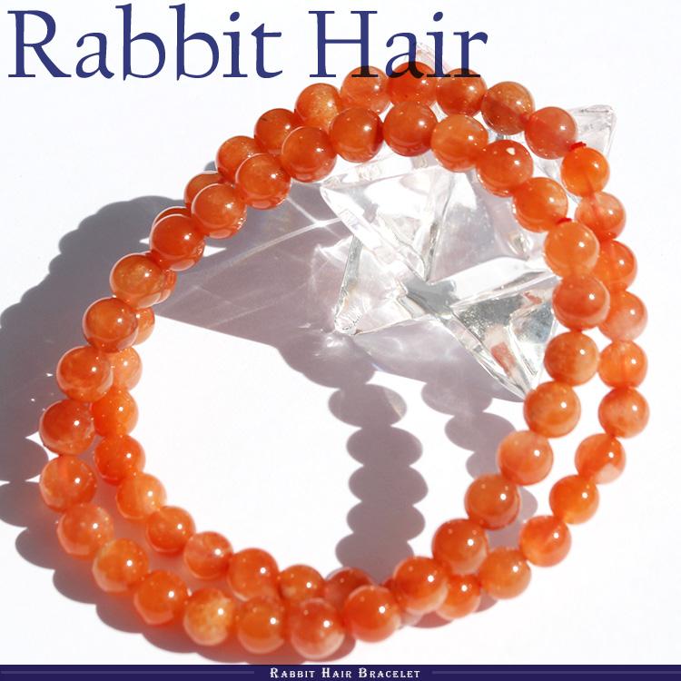Lucky365 ラビットヘアーオレンジクォーツ 一連 半連 6mm Lucky365 ラビットヘアーオレンジクォーツ 一連 半連 6mm