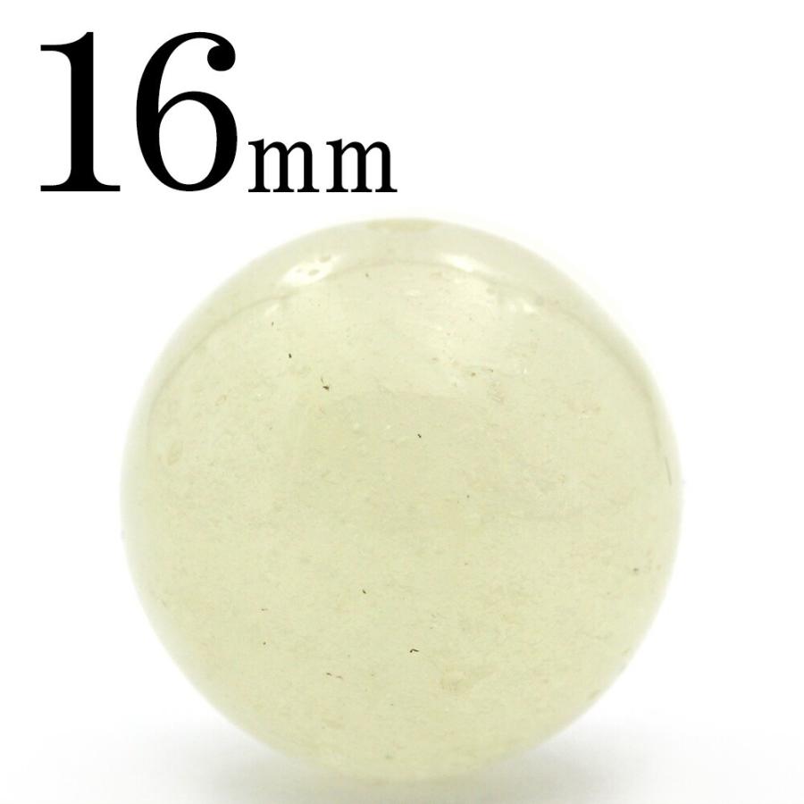 Lucky365 1粒売り 天然石 3A級 リビアングラス 隕石 丸ビーズ 16mm 