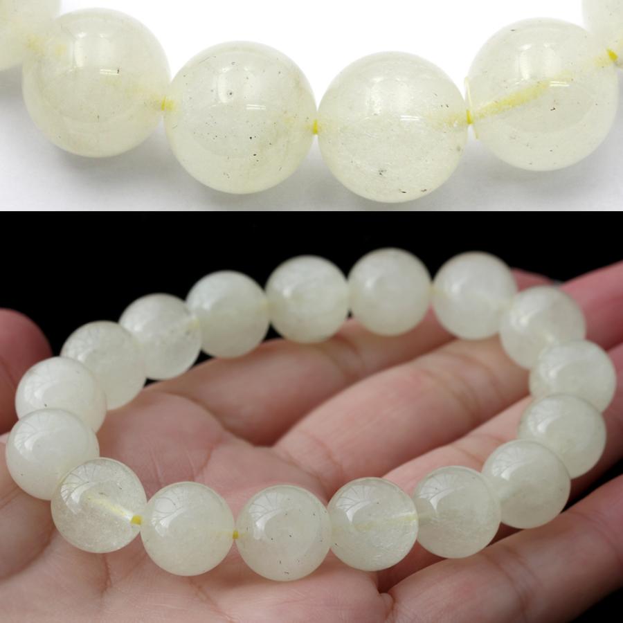 Lucky365 卸売り ビーズ ガラス 3A級 リビアングラス 隕石 12mm