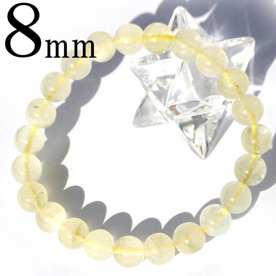Lucky365 4A リビアングラス 隕石 ブレスレット 8mm