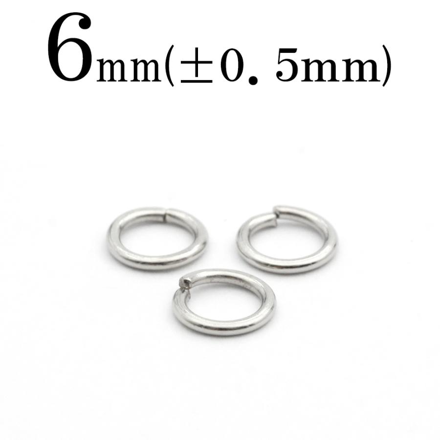 Lucky365 1個売り アクセサリーパーツ ハンドメイド 接続金具 シルバー 丸カン 6mm : 天然石パワーストーン Lucky365 ...