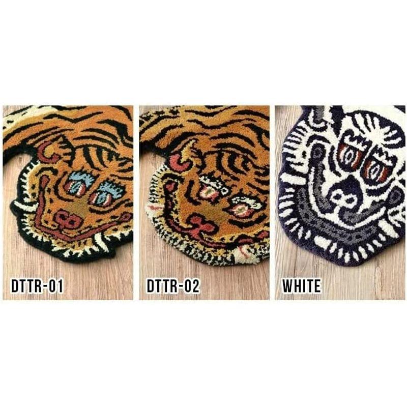 贅沢品贅沢品チベタンタイガーラグ ラージ DETAIL Tibetan Tiger Rug