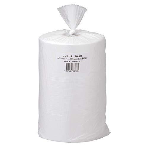 【スーパーセール】 ジャパックス レジロール20 2500枚巻 0.006mm 半透明 ゴミ袋、ポリ袋、レジ袋
