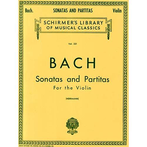 Sonatas And Partitas: For Violin Solo (Schirmer's Library of Musi 並行輸入品｜lucky39｜02