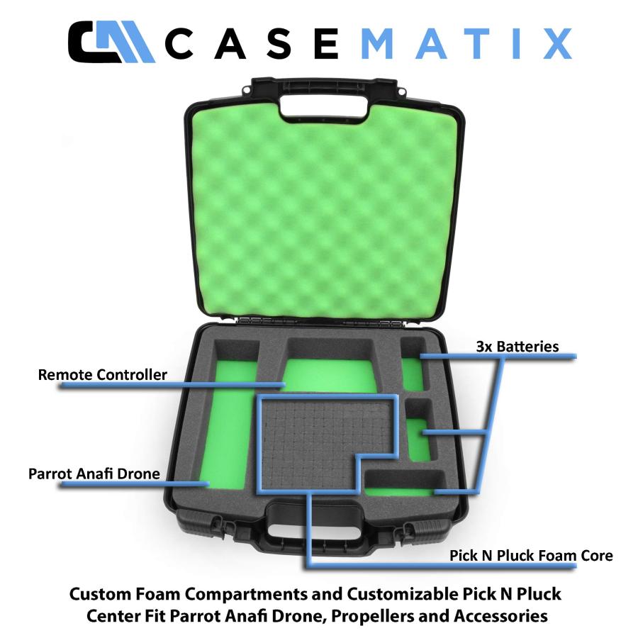 CASEMATIX Quadcopter Case Compatible with Parrot Anafi 4k HDR Dr 並行輸入品｜lucky39｜04