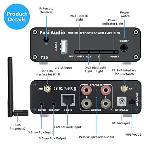 Fosi Audio T10 2.1CH WiFi (Airplay 1 ＆ Spotify をサポート) TPA3116 Blu 並行輸入品｜lucky39｜05