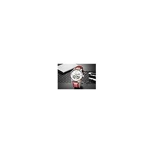 Carlien ダブルトゥールビヨン 自動腕時計 メンズ ビッグダイヤル スポーツ 防水腕時計, ホワイト, 43mm, 機械式、 並行輸入品｜lucky39｜09
