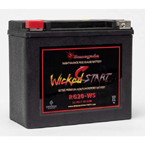 Replacement Motorcycle Battery; RG20 WS 500+ CCA's; Fits a 1990  並行輸入品｜lucky39｜02