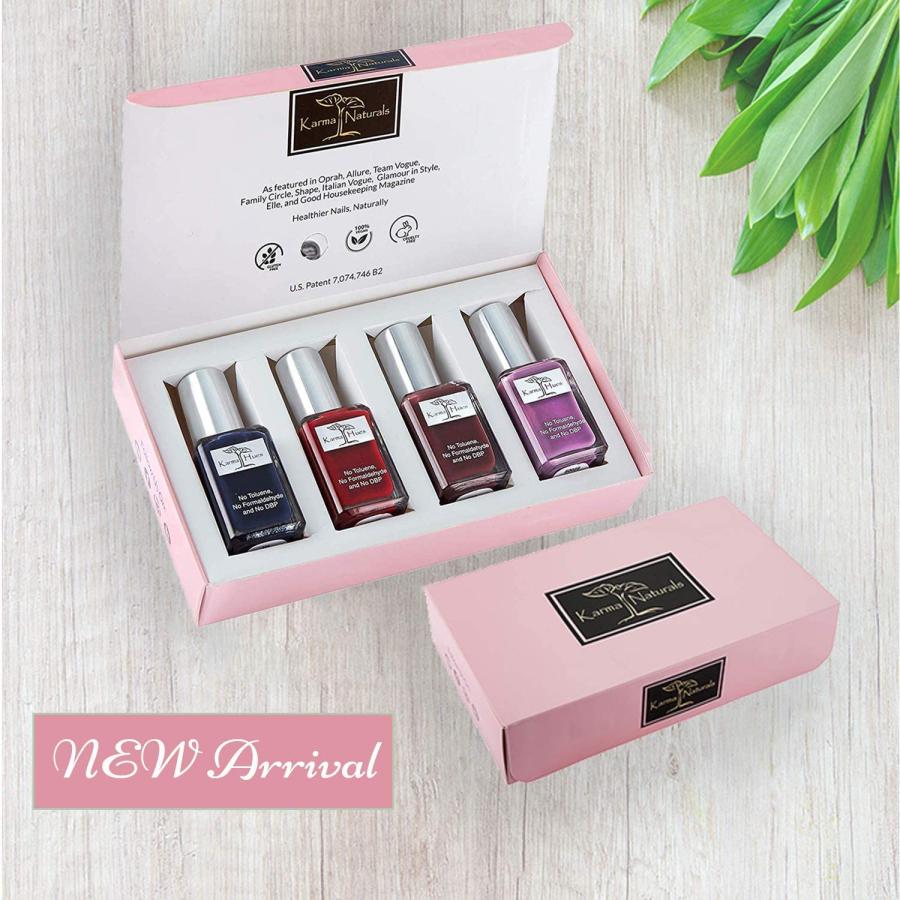 Karma Organic Beautiful Natural Nail Polish Set  Non Toxic Nail  並行輸入品｜lucky39｜10