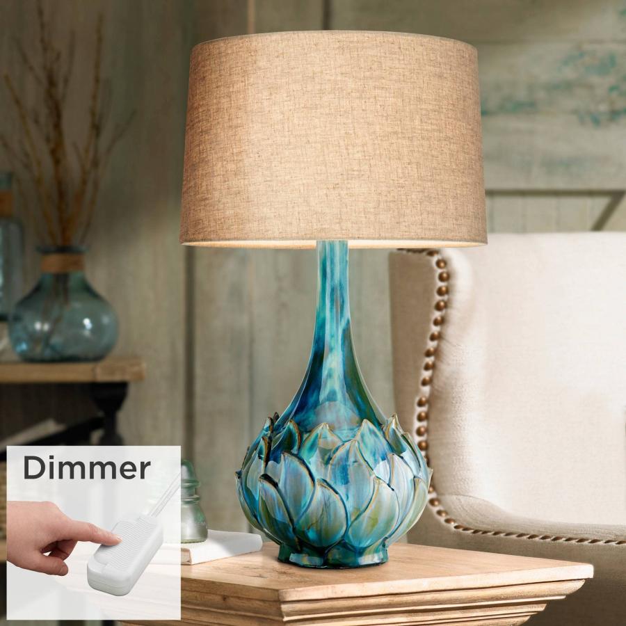 Possini Euro Design Kenya Modern Tropical Table Lamp with Dimmer 並行輸入品｜lucky39｜04