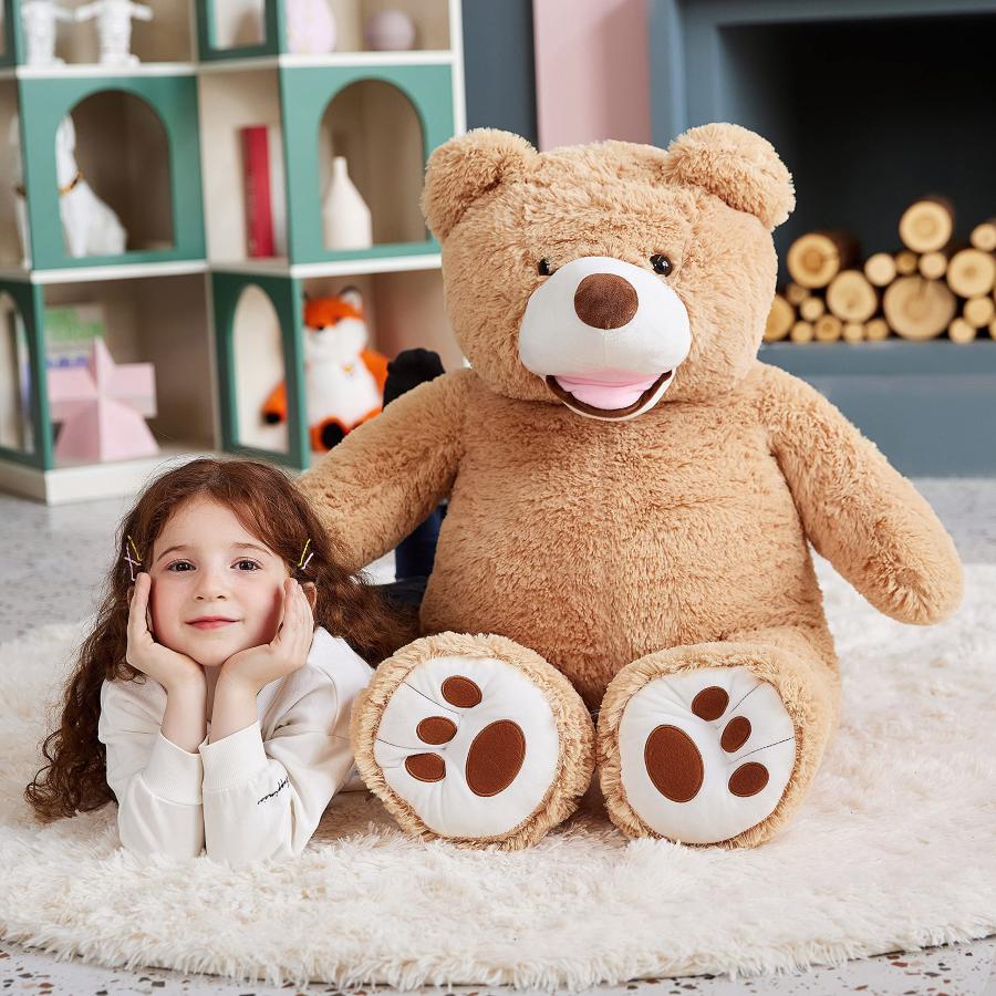 EARTHSOUND Giant Teddy Bear Stuffed Animal   39" Large Plush Toy 並行輸入品｜lucky39｜04