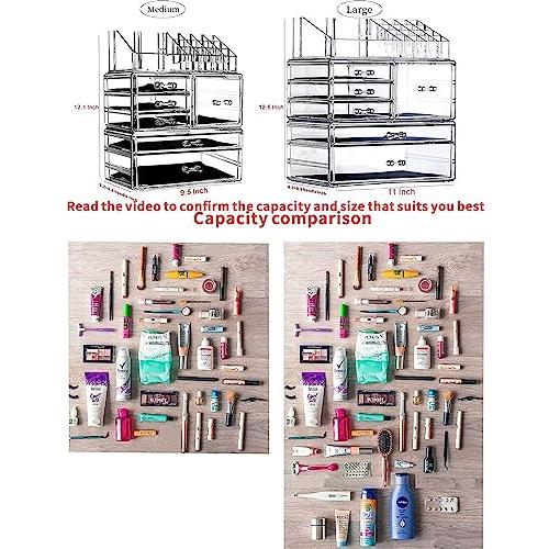 Cq acrylic X Large Makeup Organizer for Vanity,Bathroom Counter o 並行輸入品｜lucky39｜05