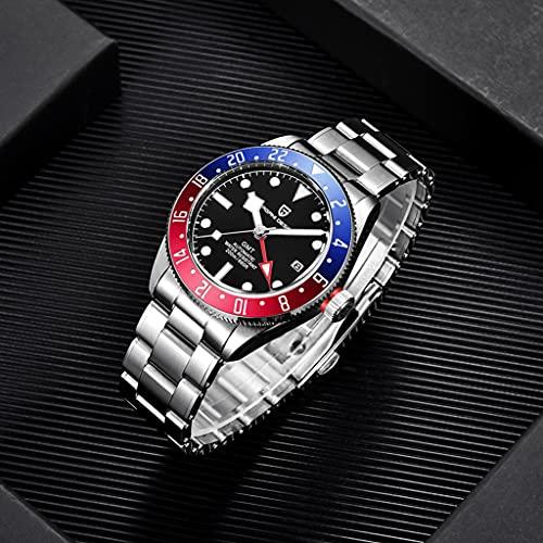HaiQin Pagani Design Men's GMT Diving Automatic Watches Stainles 並行輸入品｜lucky39｜08