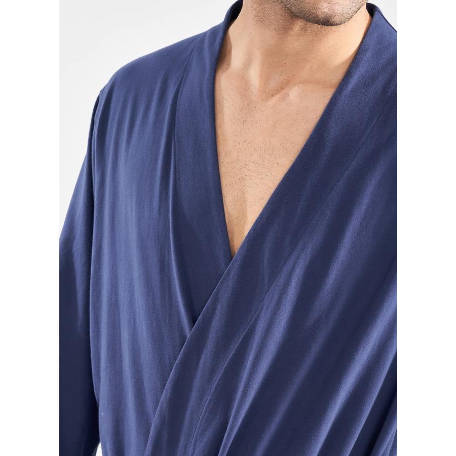 DAVID ARCHY Men's Cotton Robe Lightweight Kimono Bathrobe with P 並行輸入品｜lucky39｜10