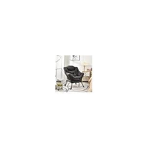 DORTALA Modern Lazy Chair, Single Sofa Chair w/Side Pocket and A 並行輸入品｜lucky39｜06