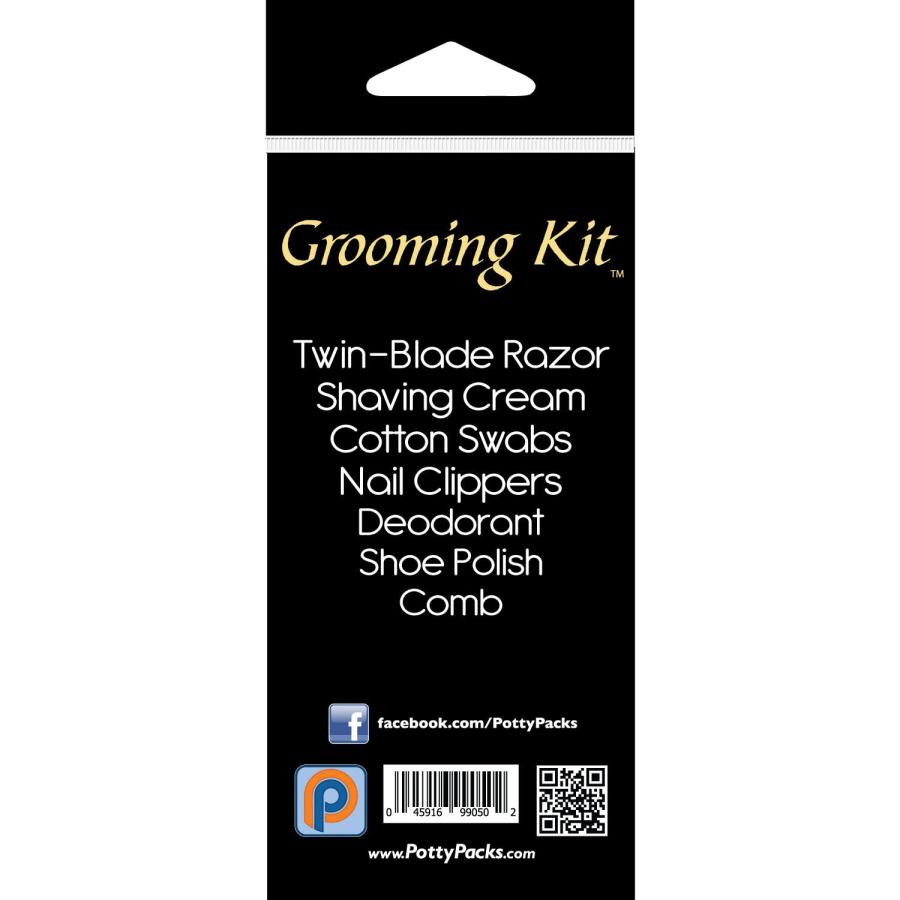 POTTY PACK Men's Grooming Kit Single Use Portable Kit with Razor 並行輸入品｜lucky39｜04