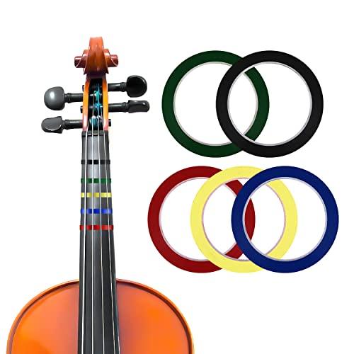 5 rolls Violin Tape Fingerboard, 3mm Instrument Fingering Tape C 並行輸入品｜lucky39｜02