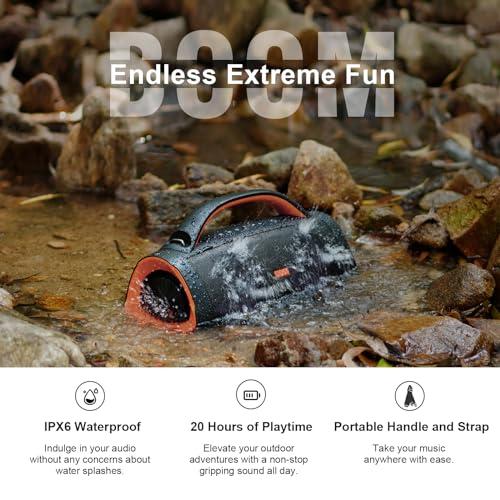 DOSS Extreme Boom Pro Bluetoothスピーカー ワイヤレス 100W 大音量 20時間再生 IPX6防水 並行輸入品｜lucky39｜08