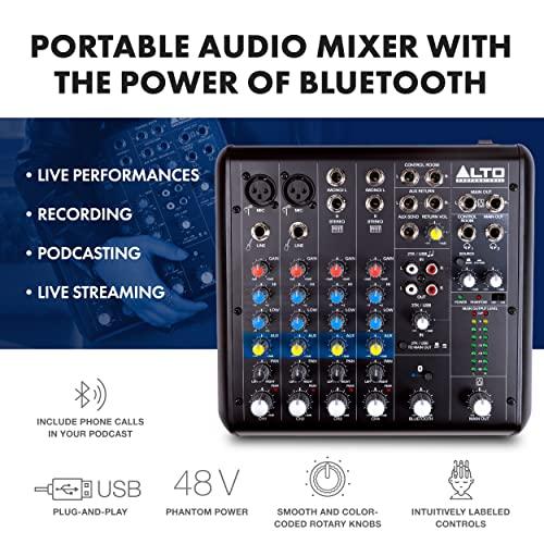 Alto TrueMix 600 Audio Mixer with 2 XLR Mic Ins, USB Audio Inter 並行輸入品｜lucky39｜05