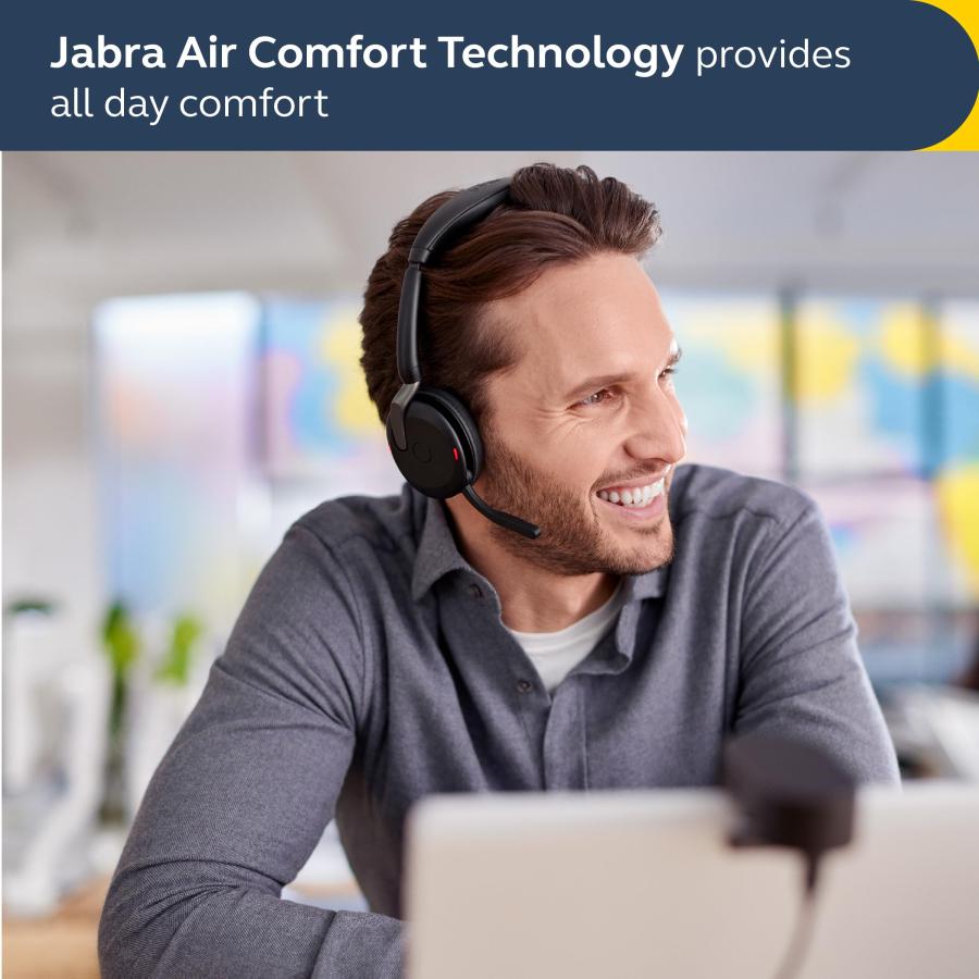 Jabra Evolve2 65 Flex Wireless Stereo Headset   Bluetooth, Noise 並行輸入品｜lucky39｜04