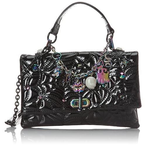 Betsey Johnson Spells チャームブレスレットバッグ ブラックパテント, ブラックパテント, One Size  並行輸入品｜lucky39｜02