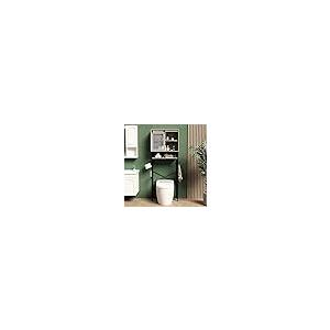 AZODY Over The Toilet Storage Cabinet with Sliding Door and Adju 並行輸入品｜lucky39｜03