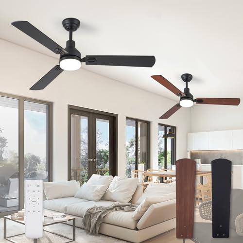ZMISHIBO 2 Pack 52 Inch Ceiling Fan With Light Remote Control, 3 並行輸入品｜lucky39｜02