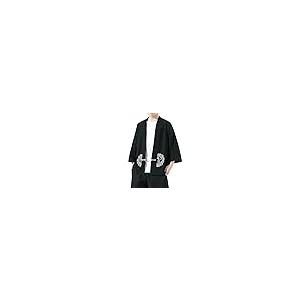 PRIJOUHE Mens Kimono Jacket Casual Lightweight Cotton Open Fromt 並行輸入品｜lucky39｜06