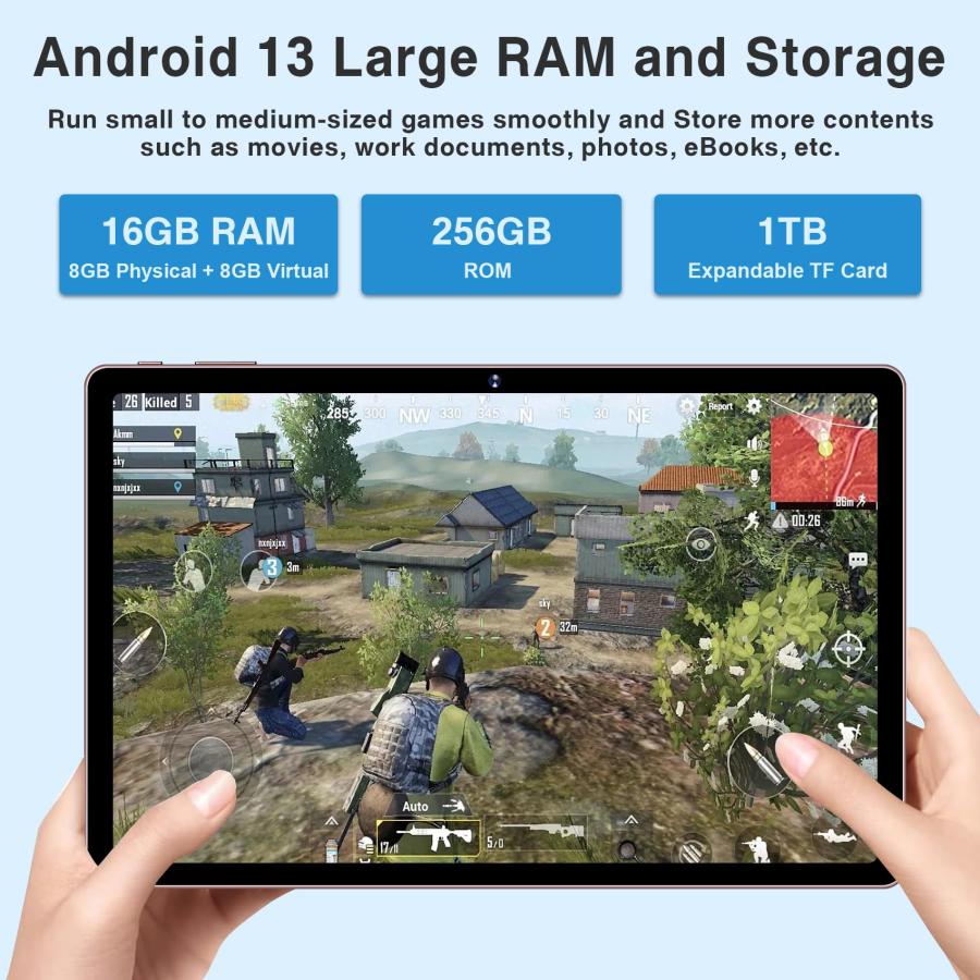 2024 Newest 11 inch Tablet Android 13 Tablets 16GB RAM 256GB ROM 並行輸入品｜lucky39｜07