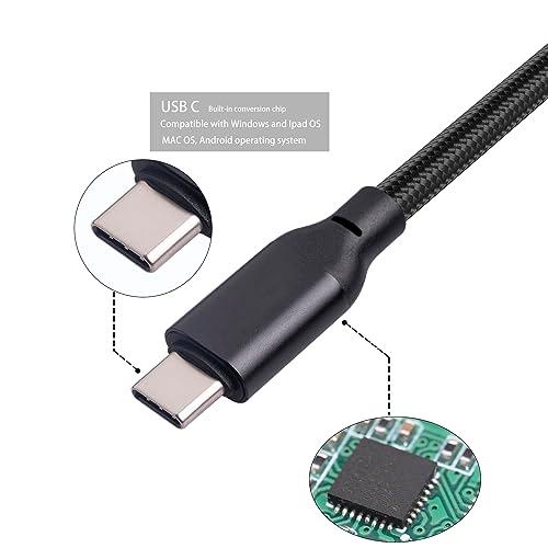 SZLliyxs USB C デュアルXLRオスオーディオケーブル 12フィート SZLliyxs USB C デュアルXLRオスオーディオケーブル 12フィート