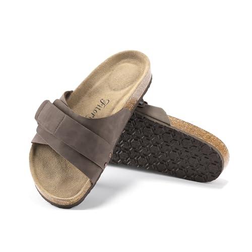 FITORY Womens Flat Sandals with Adjustable Straps Open Toe Slide 並行輸入品｜lucky39｜08