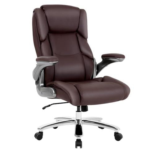 Office Chair, Comfortable Office Chair with Flip Up Arm, High Ba 並行輸入品｜lucky39｜02