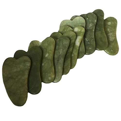 Home Collections 1/5PC Natural Crystal Jade Stone Facial Body Gu 並行輸入品