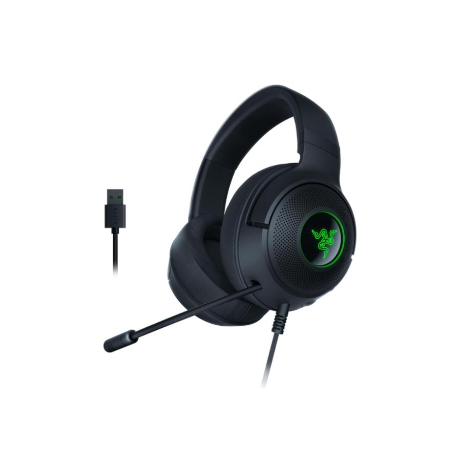 Razer Kraken V3 X USB ゲーミングヘッドセット 7.1chサラウンド 軽量