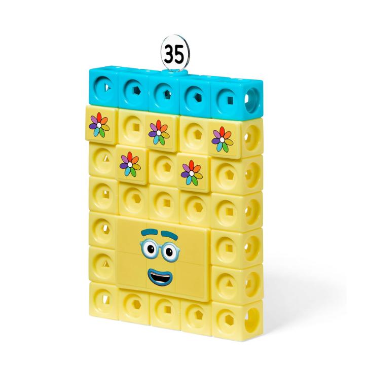 hand2mind Numberblocks MathLink Cubes 31-40 アクティビティセット 3